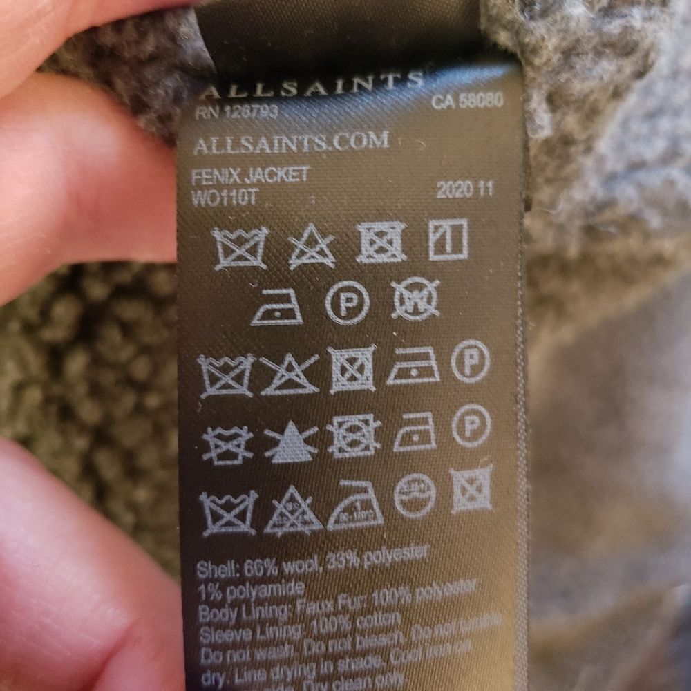 All Saints Wool Coat - Picture 9 of 16